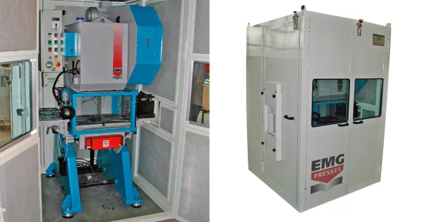 Cabines insonorisantes pour presse industrielle